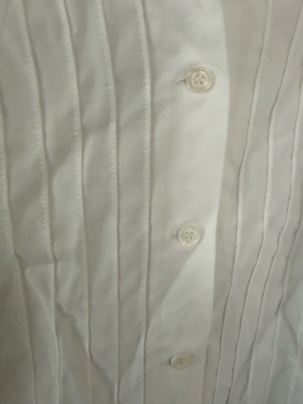 Maje White Lace-Trim Button-Up Blouse sizes 1 - Picture 7 of 9